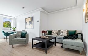 gemütliche Couch mit Schlaffunktion