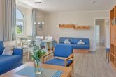 Wohnzimmer mit zusätzlichem Schlafsofa