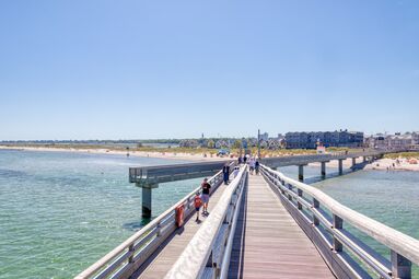 Heiligenhafen mit Meerblick