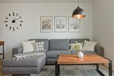 gemütliche Couch mit Schlaffunktion