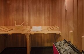 integrierte Sauna